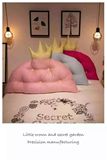 韩国包邮艾米同款韩式皇冠公主无床头靠垫大靠背儿童床头软包靠枕