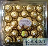 (包邮)香港代购批发进口意大利费列罗金莎巧克力T24粒钻石礼盒装