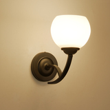 美式壁灯卧室床头灯过道客厅创意现代简约复古铁艺欧式单头灯具饰
