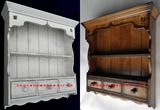欧风行◆原木欧式家具 实木壁橱 壁挂 壁柜 吊柜 挂柜 135B