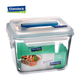 韩国Glasslock钢化玻璃保鲜盒大容量手提密封储物盒MHRB250 2.5L