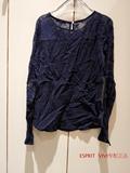 ESPRIT专柜正品女士时尚休闲蕾丝衬衫025CC1F014原价399