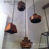 Tom Dixon Lustre Loft工业风复古灯破铜烂铁纯铜个性艺术吊灯