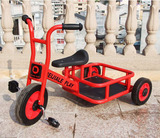 幼儿园儿童双人脚踏三轮车双人骑自行车户外运动玩具手推车童车