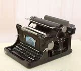 仿古美式乡村老式打字机模型复古橱窗陈列道具软装饰品家居摆件