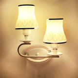 LED壁灯饰床头灯客厅卧室创意双头墙壁灯现代简约镜前灯泡壁灯具