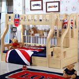 纯实木梯柜儿童床高低床上下铺双层床成人上下床子母床母子床