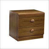 乌金木色床头柜组装 简约现代实木质小床头柜 收纳边柜小柜子特价