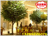 仿真榕树大型绿植物装饰酒店客厅布景落地盆栽摆放发财假树仿真树