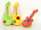 儿童乐器玩具 早教益智电动卡通音乐吉它 吉他带灯光提高辩音