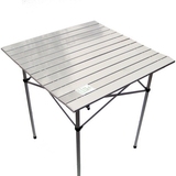 户外折叠桌子加厚铝板桌烧烤休闲餐桌手拎袋7075铝合金折叠桌包邮