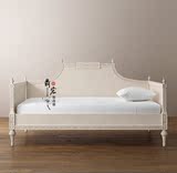 欧式罗马柱法式浪漫主义风格韩式款式新古典雕花复古实木沙发床