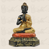 家兴旺 释迦牟尼佛像摆件工艺品家居饰品摆设树脂佛雕像佛教用品