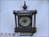 古董钟表  纯铜钟表/座钟 【蓝花神韵】 机械表