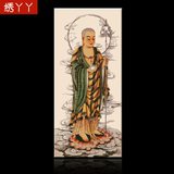 地藏王菩萨十字绣新款印花客厅大幅3d精准佛教飞天人物佛像十字绣
