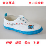 儿童布鞋女童舞蹈鞋男童小白球鞋幼儿园室内鞋宝宝体操鞋青岛环球