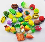 特价仿真食物蔬菜水果肉玩具挂件 创意钥匙扣幼儿园教学模型批发