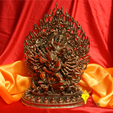 藏传佛教佛像国产黄铜一尺大威德金刚鎏金工艺宗教用品家用佛像
