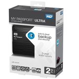 高清拷贝 WD/西部数据 超级版 Passport Ultra 2TB 移动硬盘送包
