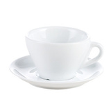 TIAMO 优质咖啡杯连碟 200ML HG3333 大号 简约卡布奇诺杯 陶瓷