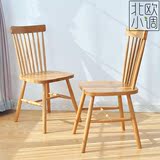 出口实木温莎椅 美式乡村餐椅 白橡木餐椅欧式 时尚简约现代餐椅