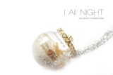 IAN原创纯zakka海洋贝壳珍珠海星夜光水晶玻璃球许愿瓶长项链森女