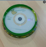 香蕉cd光盘 空白刻录盘 CD-R 700M 52X 车载音乐碟片 10片装 包邮