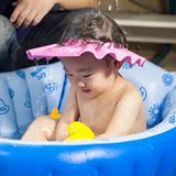 韩国 儿童洗头帽 宝宝浴帽 防水帽 护耳洗头帽 婴儿洗澡洗发帽