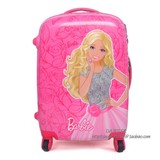 韩版正品儿童拉杆箱迪斯尼芭比公主行李箱旅行箱包20寸万向轮女孩