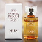 现货日本HABA SQ鲨烷美白美容油15ml VC淡斑嫩肤滋润修护孕妇可用