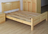 成都出租房全实木床单/双人床1.5米1.8米床松木床