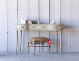欧式出口法式实木美式家具 地中海风格小户型卧室复古雕刻书桌