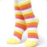 韩国进口妈妈袜子 孕产妇袜毛绒加厚月子袜 保暖舒适 女士地板袜