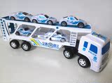 新款儿童超级双层大型号惯性货车卡车拖车男孩小汽车模型玩具礼物