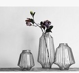 定制 北欧新古典铁艺花瓶摆件 装饰品样配饰 床边几阑珊花器