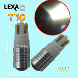 T10/W5W高亮带透镜 LED示宽灯CREE汽车LED示宽灯 3W芯片