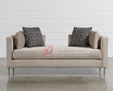 简约现代床尾凳 布艺 客厅懒人沙发躺椅 美式欧式长凳现货定制