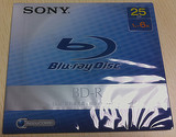 SONY 索尼BD-R6X 25G空白蓝光刻录盘 一次性蓝光盘 单片正品