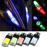 汽车摩托车改装彩灯电动车LED插泡仪表灯雾灯鬼火转向灯泡转弯灯