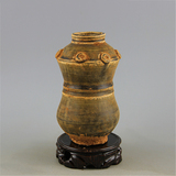 宋代耀州窑缩腰瓶出土瓷器收藏古玩古董老货旧货仿古做旧瓷器摆件