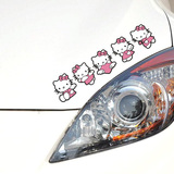 hello kitty车贴汽车卡通车身装饰贴纸可爱KT猫个性划痕遮挡创意