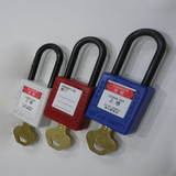 abs塑料绝缘短梁挂锁工程塑料安全挂锁上锁挂牌工业锁批发 S-040