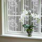 窗花纸窗贴磨砂贴纸卫生间透光不透明浴室玻璃纸遮光窗户贴膜竹子