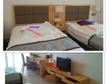 贵阳快捷酒店家具全套 宾馆标间客房床 定做软包床头板靠背公寓床