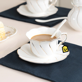 创意陶瓷欧式咖啡杯碟套装茶具骨瓷英式下午茶杯碟套装送咖啡杯架