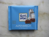 德国原装进口Ritter Sport 瑞特斯波德运动巧克力30%可可牛奶味
