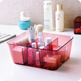多格化妆品收纳盒梳妆台盒子透明亚克力浴室桌面护肤品首饰整理盒
