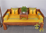 定制中式古典红木家具沙发垫 贵妃榻垫 罗汉床垫五件套厂家直销