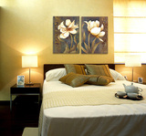 客厅装饰画现代简约欧式复古无框画卧室床头挂画沙发背景壁画墙画