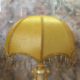 包邮伞型羊皮灯罩欧式美式台灯落地灯卧室灯床头灯复古创意羊皮罩